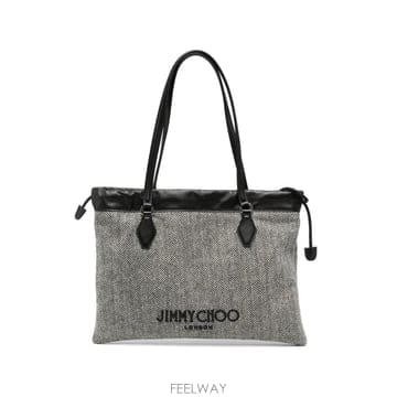 26 FW 지미추 헤링본 패턴 드로스트링 숄더 백 DRAWSTRINGTOTEMHBD TP455688352