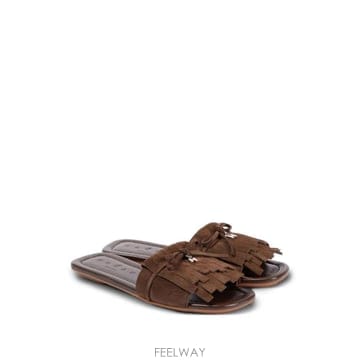 26 FW 호건 프린지 디테일 스웨이드 샌들 MULEFRANGECROCO TP459203622