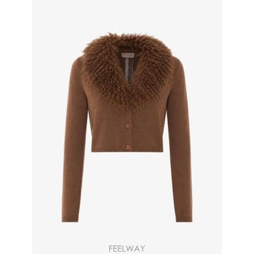 | Other Brand | 26 FW TWINSET faux fur collar cardigan 262TT3260 TP45908437926 FW TWINSET faux fur collar cardigan 262TT3260 TP459