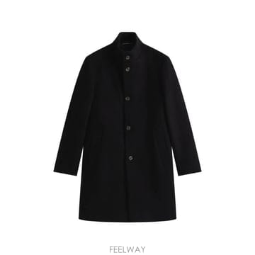 26 FW 타미힐피거 high neck single breasted coat MW0MW40767 TP4592