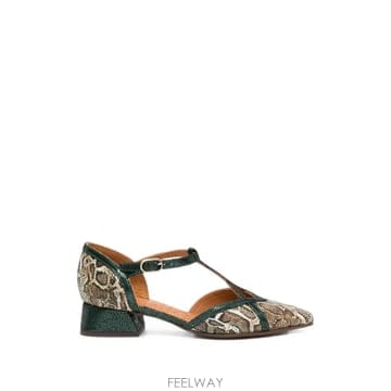 | Other Brand | 26 FW Chie Mihara Hidrow snake print leather heeled pumps HI26 FW Chie Mihara Hidrow snake print leather heeled pu