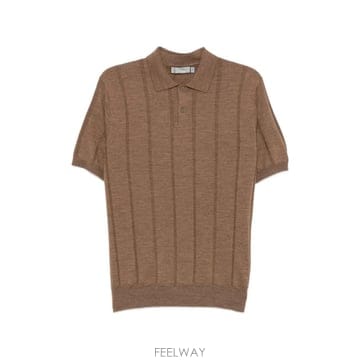26 FW Canali 골지 니트 울 폴로 셔츠 MK02483C1135 TP459365476