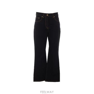 Versace 26 FW ������ü logo patch topstitched jeans 10270161A18778 TP45726 FW ������ü logo patch topstitched jeans 10270161A1