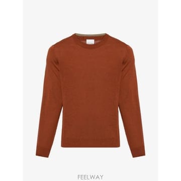 26 FW 폴스미스 러스트 브라운 워셔블 메리노 울 스웨터 M1R970ZW03154 TP455686159