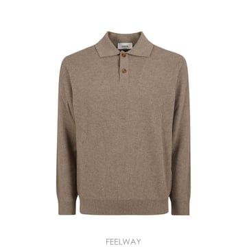 26 FW 라르디니 ribbed knit long sleeved polo sweater ACLPML70AC6