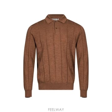 26 FW Canali 골지 니트 폴로 셔츠 MK02483C1134 TP459365202