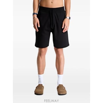 Boss 26 FW HUGO logo print loungewear shorts in cotton terry 505526 FW HUGO logo print loungewear shorts in cotton terr