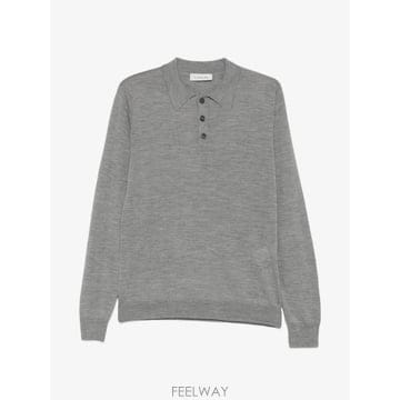 26 FW 랑방 긴소매 폴로 셔츠 RMPL0012K099A26178 TP459365067