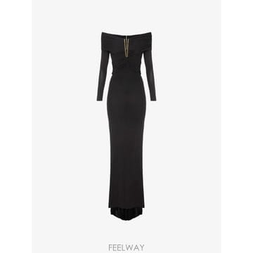 Elisabetta Franchi 26 FW Elisabetta Franchi �淮 ũ������ ���� ���� ī�� �巹�� ABR2667E2 TP4526 FW Elisabetta Franchi �淮 ũ������ ���� ���� ī�� 