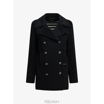 26 FW 세인트제임스 세인트 브리악 더블 브레스티드 코트 5018CCNAVY TP459058213