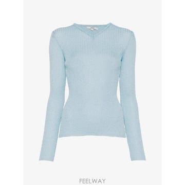26 FW 마쥬 골지 니트 V넥 스웨터 MFPPU01032 TP457709490