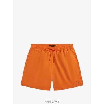 26 FW 타미힐피거 logo patch drawstring swim shorts UM0UM03477 TP4
