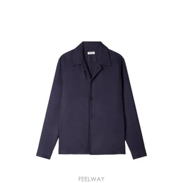26 FW 산드로 샤크 칼라 긴소매 셔츠 SHPCM01121 TP455155485