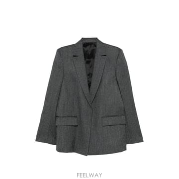 26 FW 토템 헤링본 패턴 울 블레이저 264WRZ0077FB0739083 TP457902120