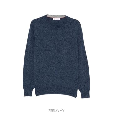 26 FW 브루넬로 쿠치넬리 캐시미어 크루넥 스웨터 MQS00100CZI28 TP456720299
