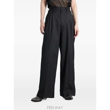 Junya Watanabe 26 FW �ؾ� ��Ÿ���� pinstripe pattern turn up trousers JRP026W26 T26 FW �ؾ� ��Ÿ���� pinstripe pattern turn up trousers