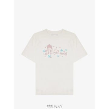 26 FW 팜앤젤스 Feel High graphic print T shirt PAWAA006JR0010384
