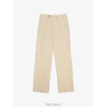 | Other Brand | 26 FW Fortela Justine pleated trousers WJUSTINELE142CRE TP4526 FW Fortela Justine pleated trousers WJUSTINELE142CR