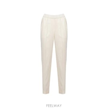 | Other Brand | 26 FW Peserico Aurea chain link trim tailored trousers E045726 FW Peserico Aurea chain link trim tailored trousers