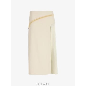26 FW 프로엔자슐러 저스틴 본디드 울 새틴 스커트 R2645006BW002E TP458486239