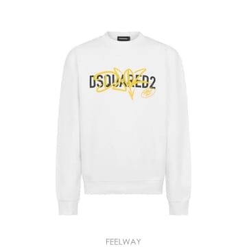 26 FW 디스퀘어드2 그래피티 쿨 핏 크루 넥 탑 S74GU0977D25028 TP455626020