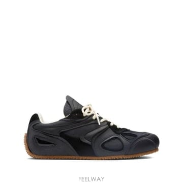 26 FW 악셀아리가토 패널 레더 레이스업 스니커즈 F3533001 TP457307971