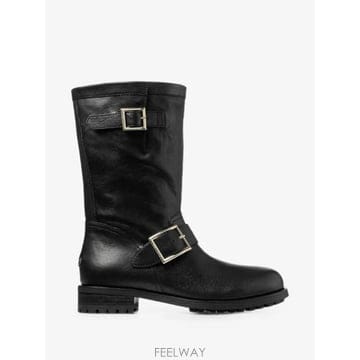 Jimmy Choo 26 FW ������ Biker Mid black leather ankle boots BIKERMID TP45826 FW ������ Biker Mid black leather ankle boots BIKER