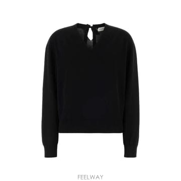26 FW 랑방 보우 디테일 V넥 스웨터 RWPO0027K101A26 TP456329789