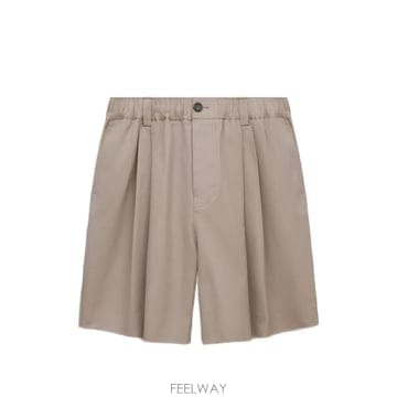 26 FW 마르니 플리츠 그레이 캔버스 쇼츠 PUMU0348J0UTC646 TP455622956