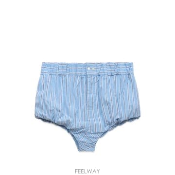 26 FW 마르니 라이트 블루 스트라이프 포플린 블루머 BXZC0015J0UTC644 TP455622781