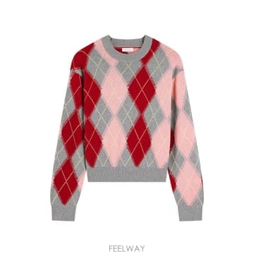 26 FW 타미힐피거 아가일 패턴 스웨터 WW0WW51385 TP458640132
