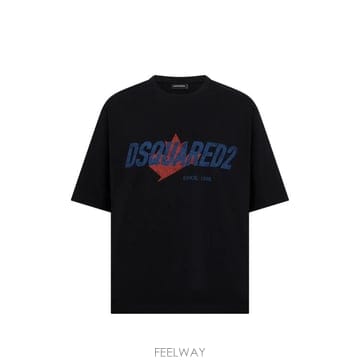 26 FW 디스퀘어드2 디스퀘어2 로고 루즈 핏 티셔츠 S74GD1556D20106 TP455678931