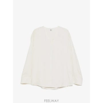 26 FW 토템 V넥 긴소매 탑 262WRT0674FB0600009 TP457898612