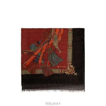 26 FW 에트로 그래픽 프린트 프레이드 스카프 WATA0010AK1EO TP457840740