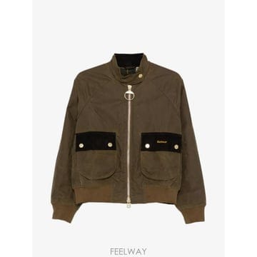 26 FW 바버 코듀로이 트리밍 집업 재킷 LWX1574SN91 TP457890527