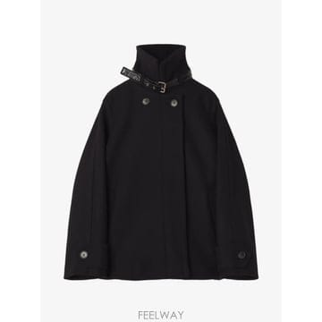 26 FW 랑방 버클 칼라 더블 브레스티드 코트 RWCO00224724A26 TP456706048