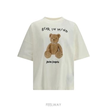 26 FW 팜앤젤스 테디 베어 프린트 코튼 티셔츠 PMAA10BF25JER0040360 TP458947794