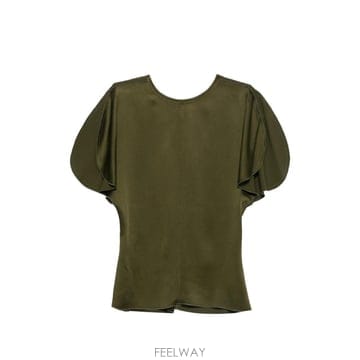 26 FW 빅토리아베컴 벨라 슬릿 소매 탑 1426WTP006579A TP458993525