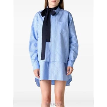 Sacai 26 FW ��ī�� ��Ʈ������ ���ø� ���� �̴� �巹�� 2608615 TP45923086426 FW ��ī�� ��Ʈ������ ���ø� ���� �̴� �巹�� 260861
