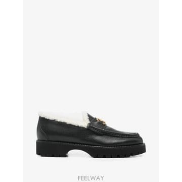 Valentino 26 FW �߷�Ƽ�� ����ٴ� VLogo shearling lined leather loafers 9W2S0N26 FW �߷�Ƽ�� ����ٴ� VLogo shearling lined leather 