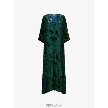 | Other Brand | 26 FW Pierre Louis Mascia floral patterned devore maxi dress26 FW Pierre Louis Mascia floral patterned devore maxi