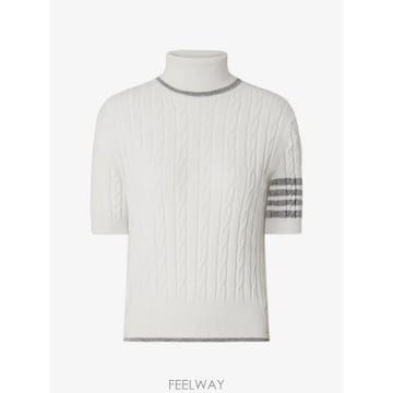 Thom Browne 26 FW ����� ĳ�ù̾� 4 �� ���̺� ���̺� ��Ƽġ ��Ʋ �� ������ FKA532AY2022 TP457826 FW ����� ĳ�ù̾� 4 �� ���̺� ���̺� ��Ƽġ ��Ʋ