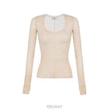 Elisabetta Franchi 26 FW Elisabetta Franchi wool jumper MK07W68E2 TP45783609326 FW Elisabetta Franchi wool jumper MK07W68E2 TP45783