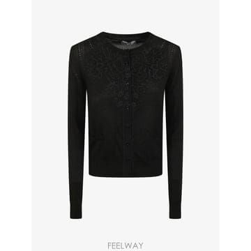 26 FW 에르마노설비노 레이스 아플리케 버튼 업 가디건 D494N502APLYY TP457696597