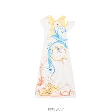 Moschino 26 FW ��Ű�� graphic print cut out maxi dress A04235453 TP459226 FW ��Ű�� graphic print cut out maxi dress A04235