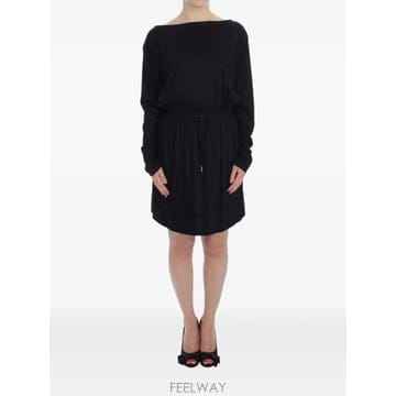 Versace 26 FW ������ü drawstring boat neck mini dress SIG18133 TP45935826 FW ������ü drawstring boat neck mini dress SIG1813