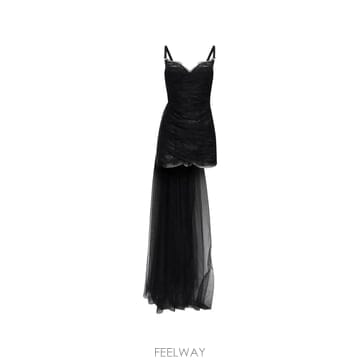 | Other Brand | 26 FW Maria Lucia Hohan ��Ƽ�� ���̽� Ʈ���� �ָ� �̴� �巹�� PF26039BLK TP426 FW Maria Lucia Hohan ��Ƽ�� ���̽� Ʈ���� �ָ� �̴�
