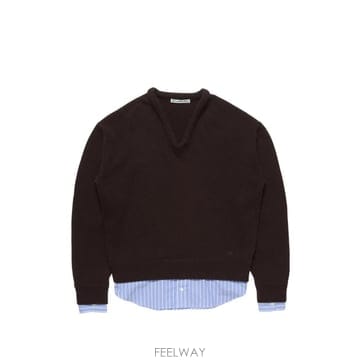 Acne 26 FW ��ũ�� layered wool sweater A60680 TP45847694726 FW ��ũ�� layered wool sweater A60680 TP458476947
