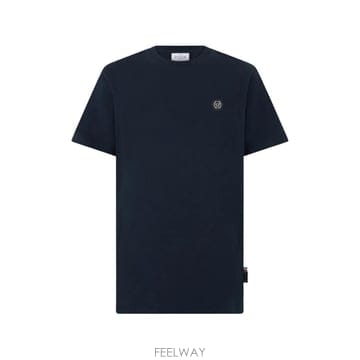 26 FW 필립플레인 로고 장식 자수 넥 티셔츠 FAFCMTK9207PJY002N TP459238599