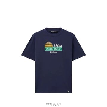 26 FW 팜앤젤스 선셋 시그널 그래픽 프린트 티셔츠 PAMAA01W26JR114655 TP459238585